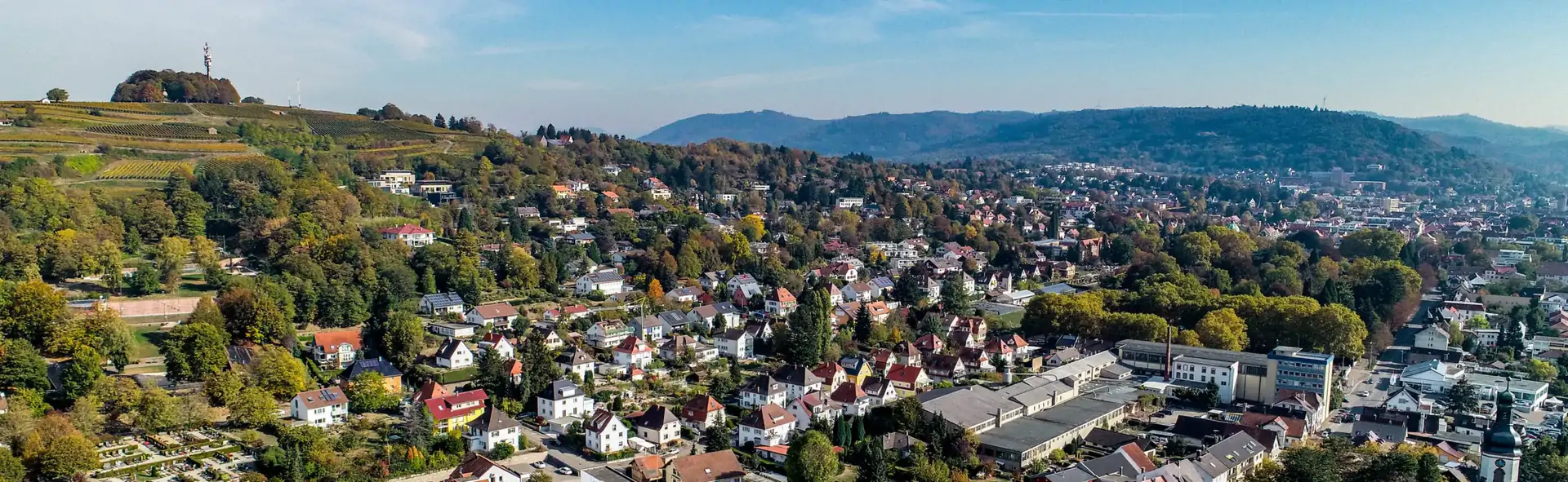 Panoramablick auf Lahr, Immobilienpreise Lahr