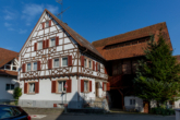 Älteres Bauernhaus mit großer Tabakscheune in Oberschopfheim - Titelbild