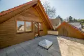 Dachterrasse - VERKAUFT - Einfamilienhaus in ökologischer Holzbauweise - für den Käufer provisionsfrei