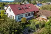Süd-Westliche Ansicht in den Garten - Verkauft- Ein- bis Zweifamilienhaus in attraktiver Lage mit tollem Garten - Verkauft