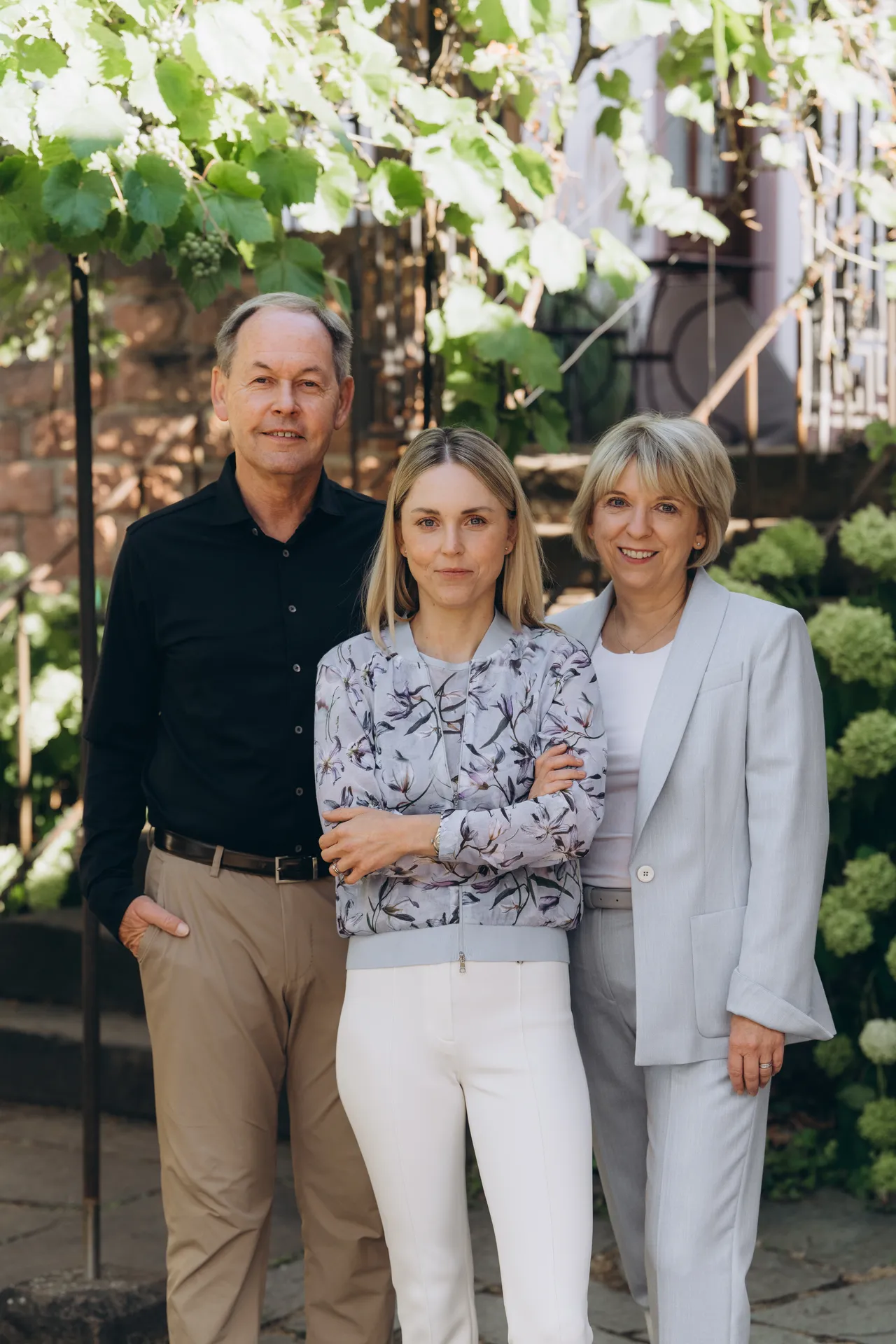Familie Vergin: Michael Vergin, Gloria Vergin-Schäfer und Petra Moser-Vergin